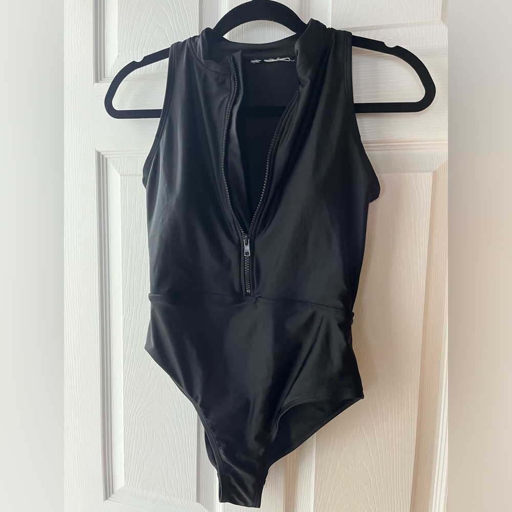 Black One Piece Swimsuit